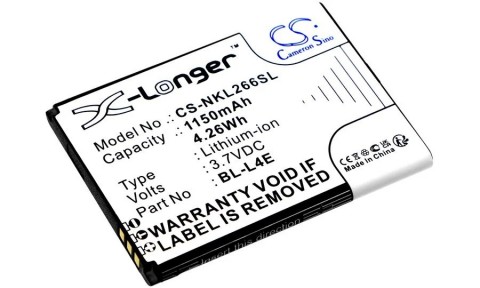 Akumuliatorius BL-L4E Nokia 2660 Flip 3.8V 1450mAh
